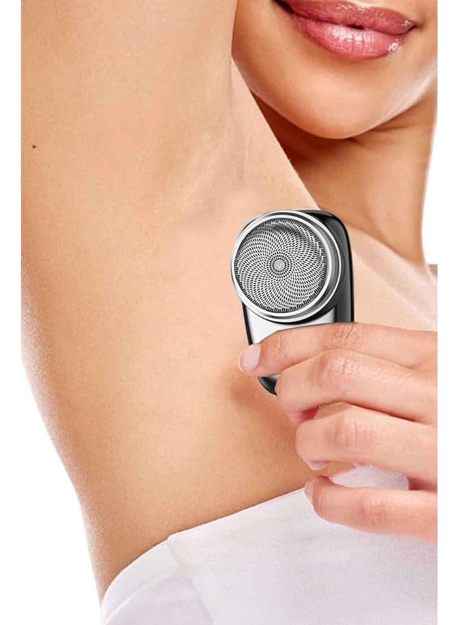 Seyahat Tipi Tıraş Makinesi Taşınabilir Kablosuz Mini Paslanmaz Çelik