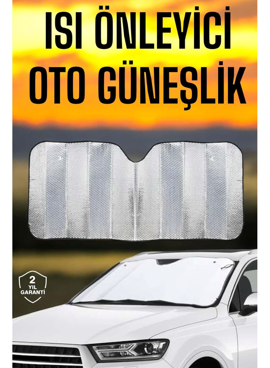 Oto Güneşlik Isı Önleyici Tüm Araçlara Uyumlu UV Işınlarına Karşı