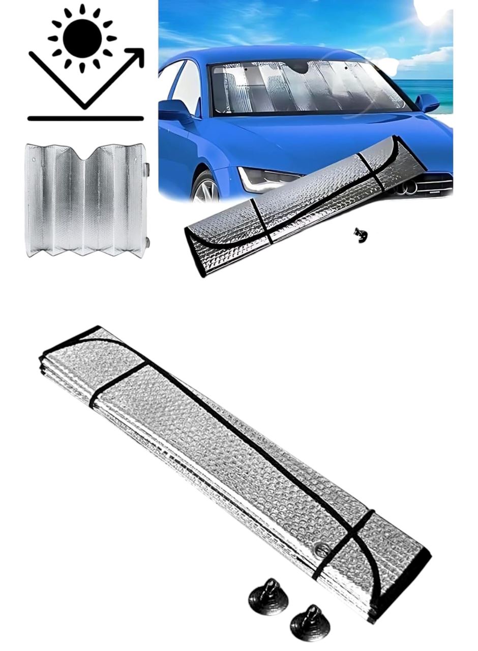 Oto Güneşlik Isı Önleyici Tüm Araçlara Uyumlu UV Işınlarına Karşı