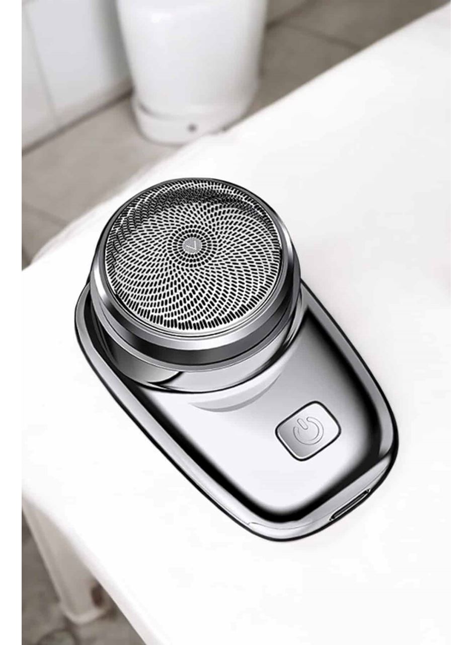 Tıraş Makinesi Mini Sıfır Sakal Yanak Tıraş Makinesi USB Şarjlı