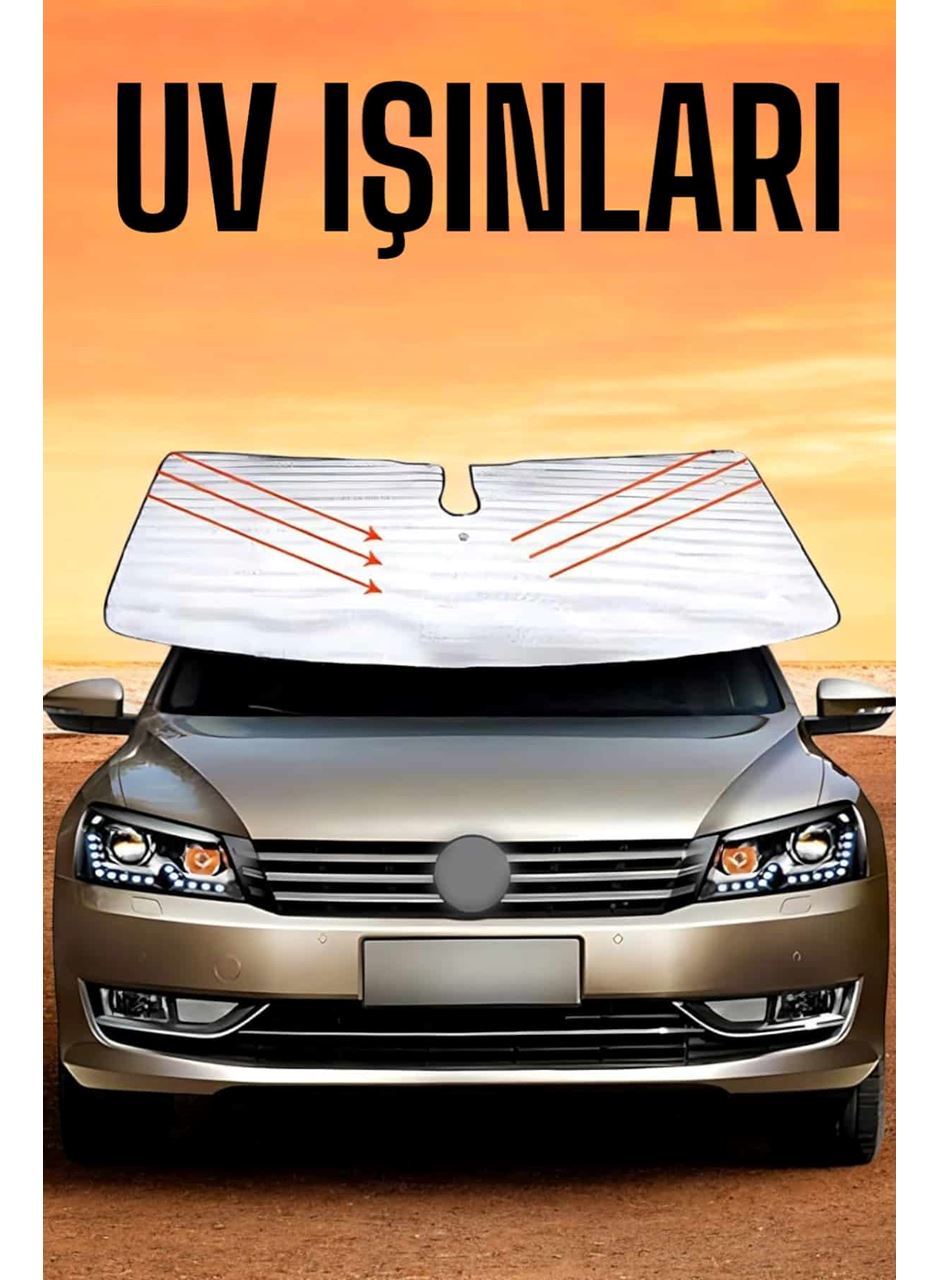 Oto Güneşlik Tüm Araç Tiplerine Uygun Isı Önleyici