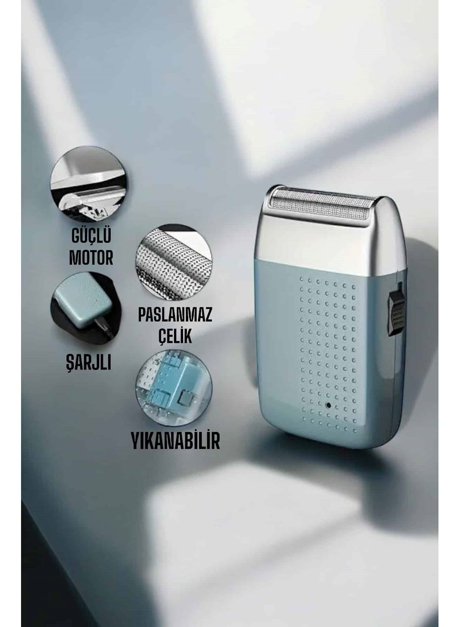 tıraş makinesi Sinek Kaydı Paslanmaz Çelik Taşınabilir Şarjlı