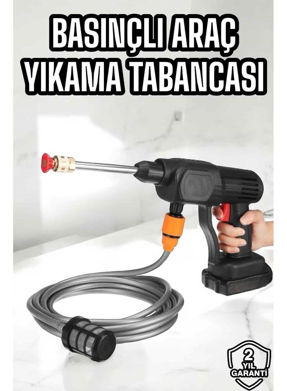 Yeni Nesil Araç Yıkama Şarjlı Tabancası Basınçlı Su Hazneli