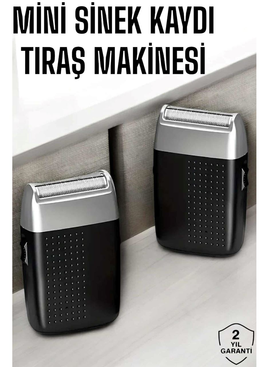 Tıraş Makinesi Mini Sinek Kaydı Şarjlı Taşınabilir Paslanmaz Çelik