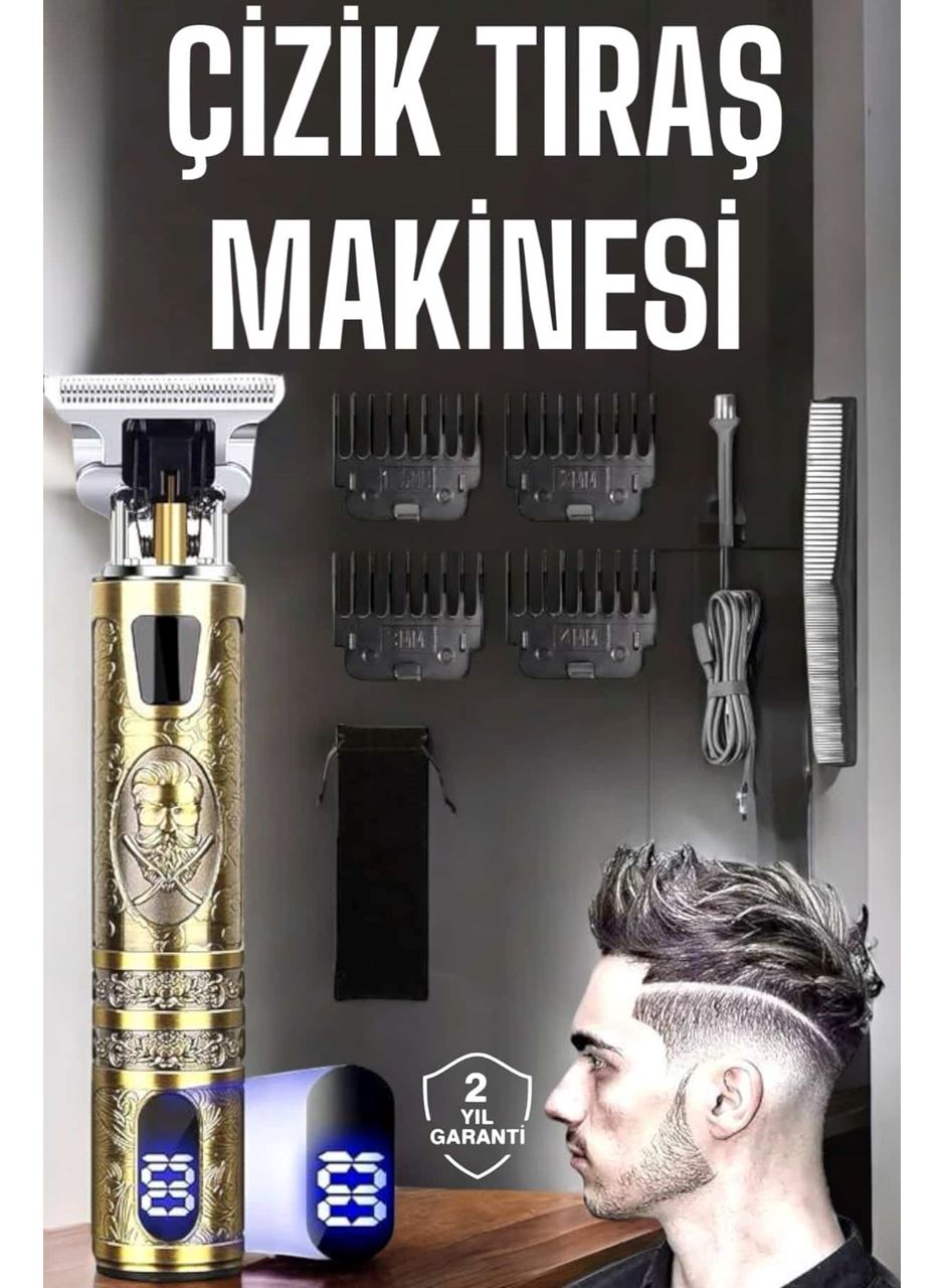Çizik Tıraş Makinesi Şarjlı Paslanmaz Çelik Bıçaklı Uzun Ömürlü