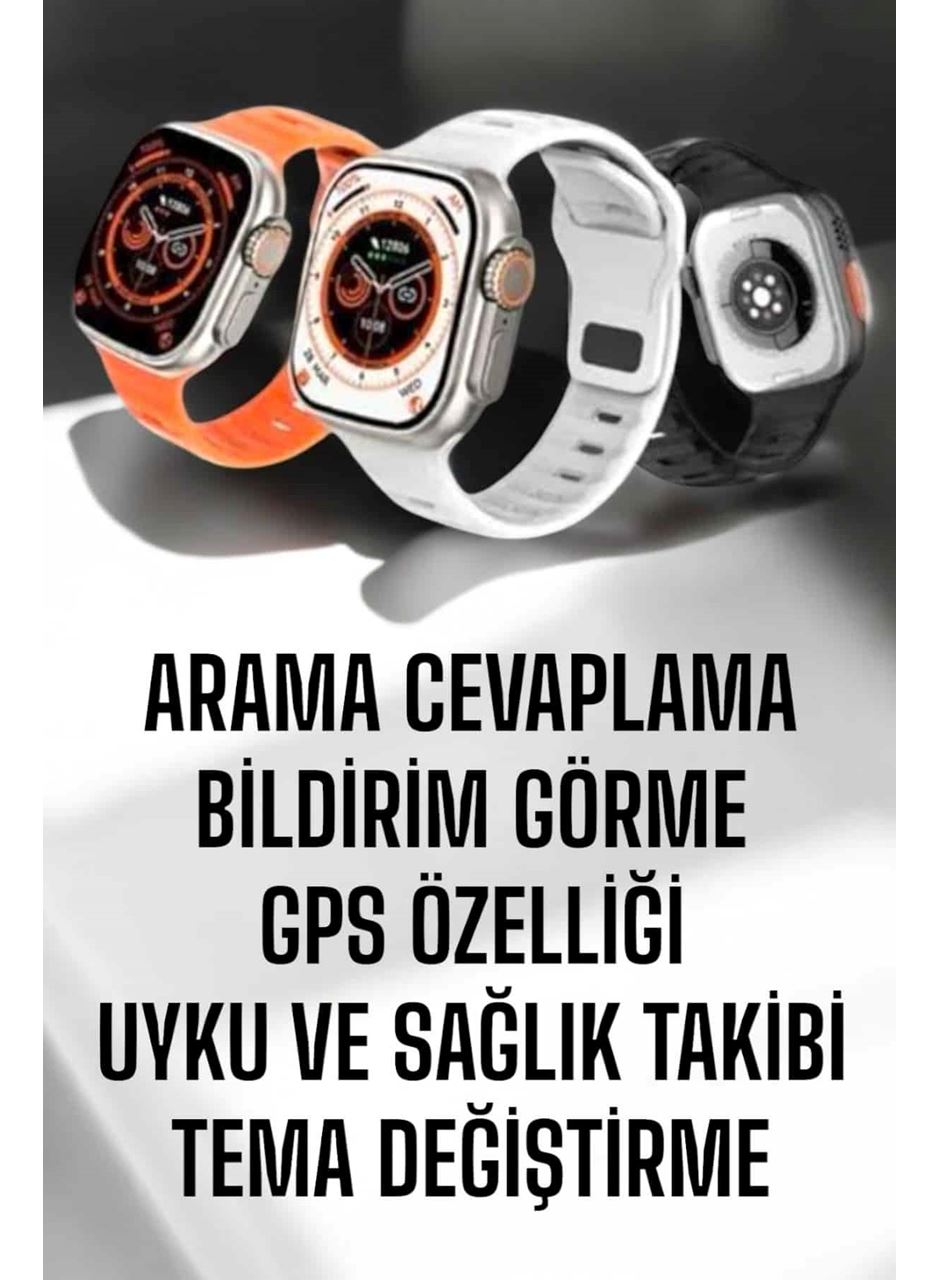 Yeni Nesil Akıllı Saat Adımsayar, GPS, Nabız Ölçer, Uyku ve Sağlık Takibi