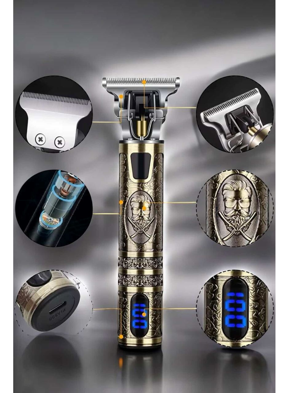 Tıraş Makinesi Çizik Tıraş Paslanmaz Çelik Uzun Ömürlü Şarjlı