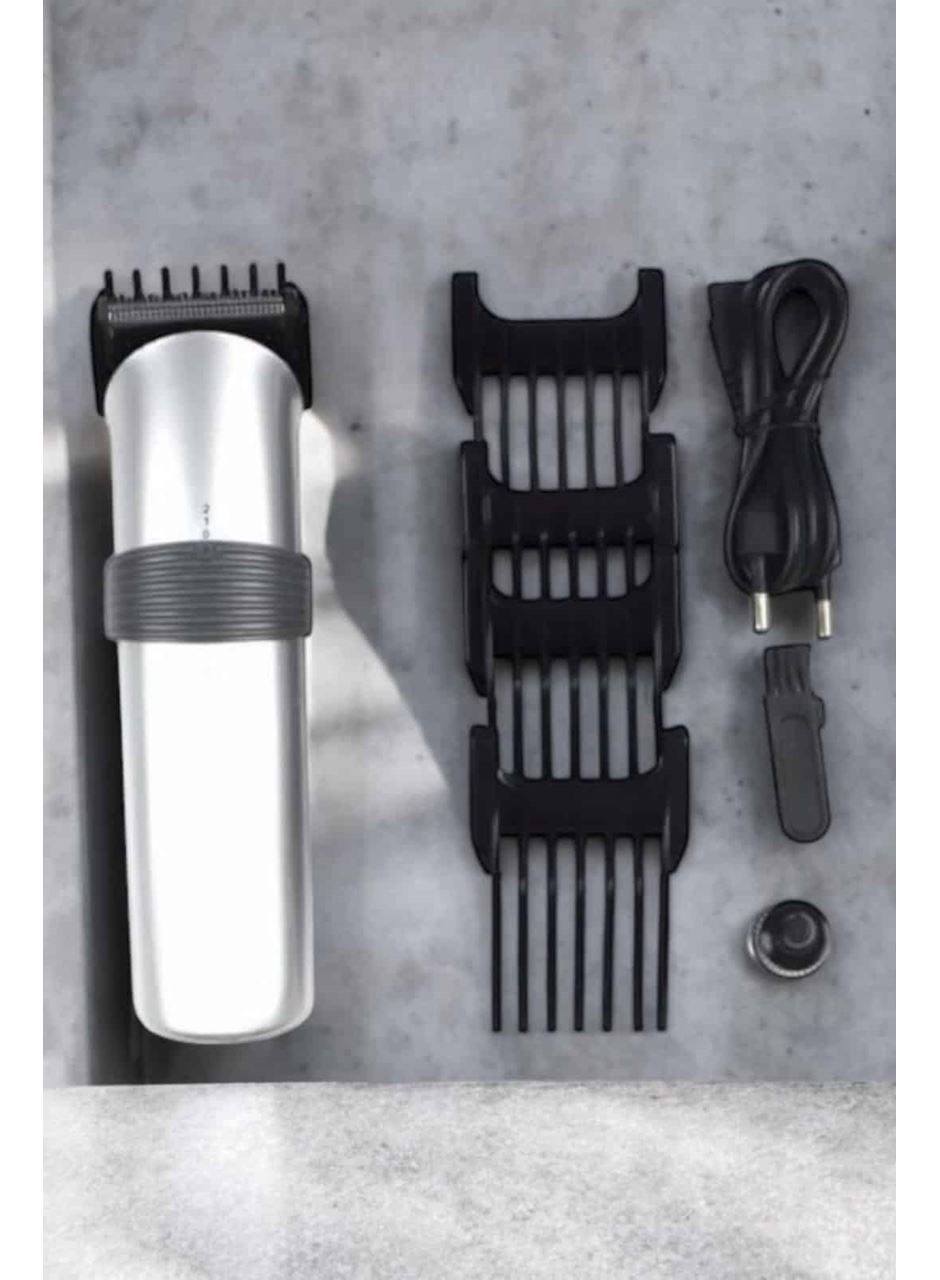 4 Taraklı Taşınabilir Profesyonel Saç ve Sakal Kesme Tıraş Makinesi