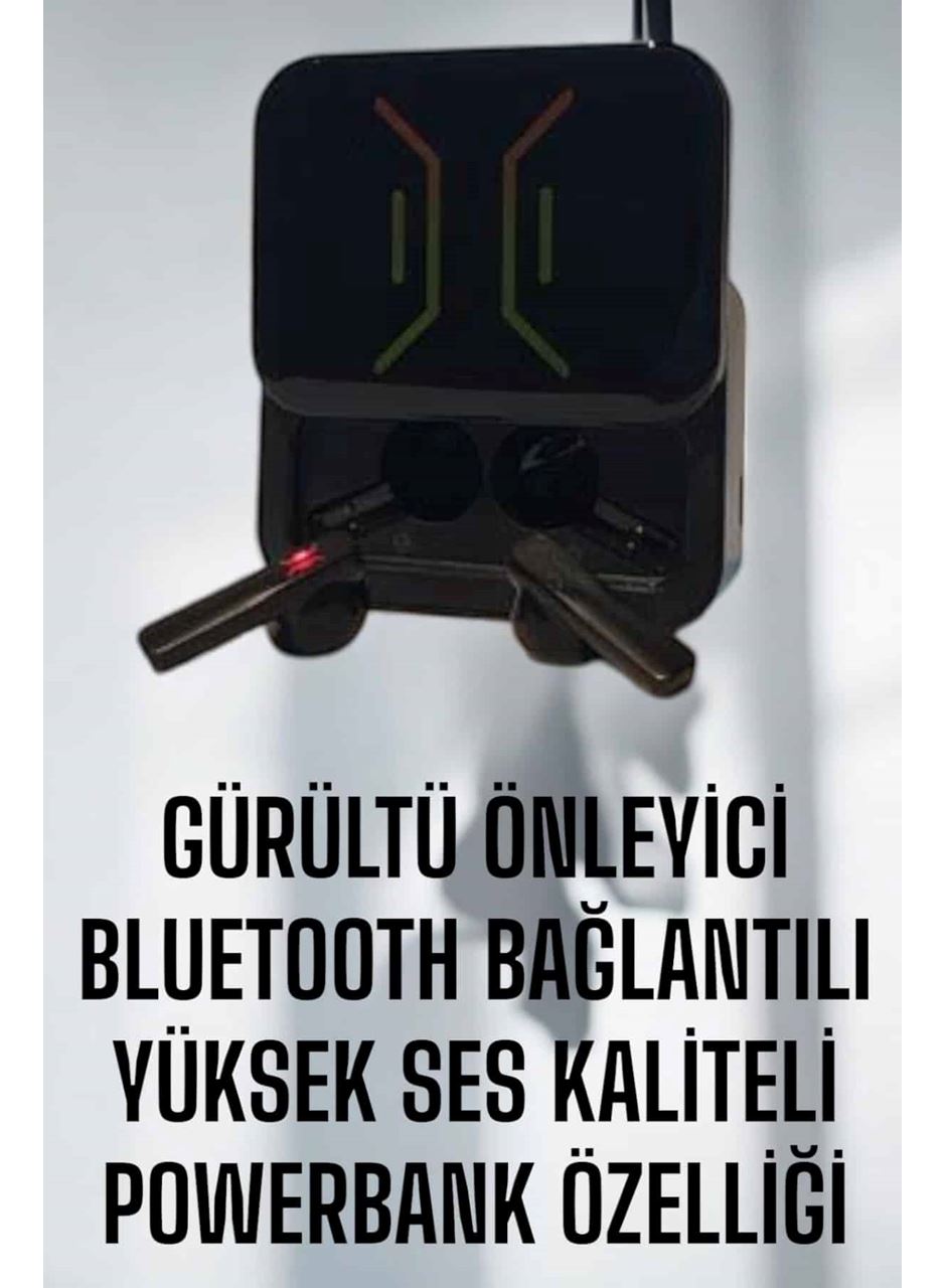 Powerbankli Bluetooth Kulaklık Yüksek Ses Kaliteli Kablosuz