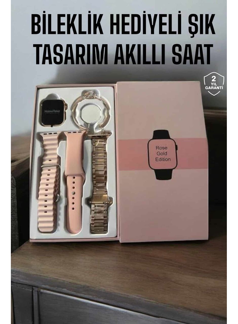 Akıllı Saat Bileklik Hediyeli Uzun Pil Ömrü GPS Takibi