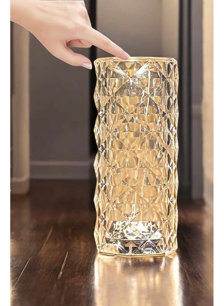 Kristal Dokunmatik Ve Kumandalı Masa Ve Gece lambası