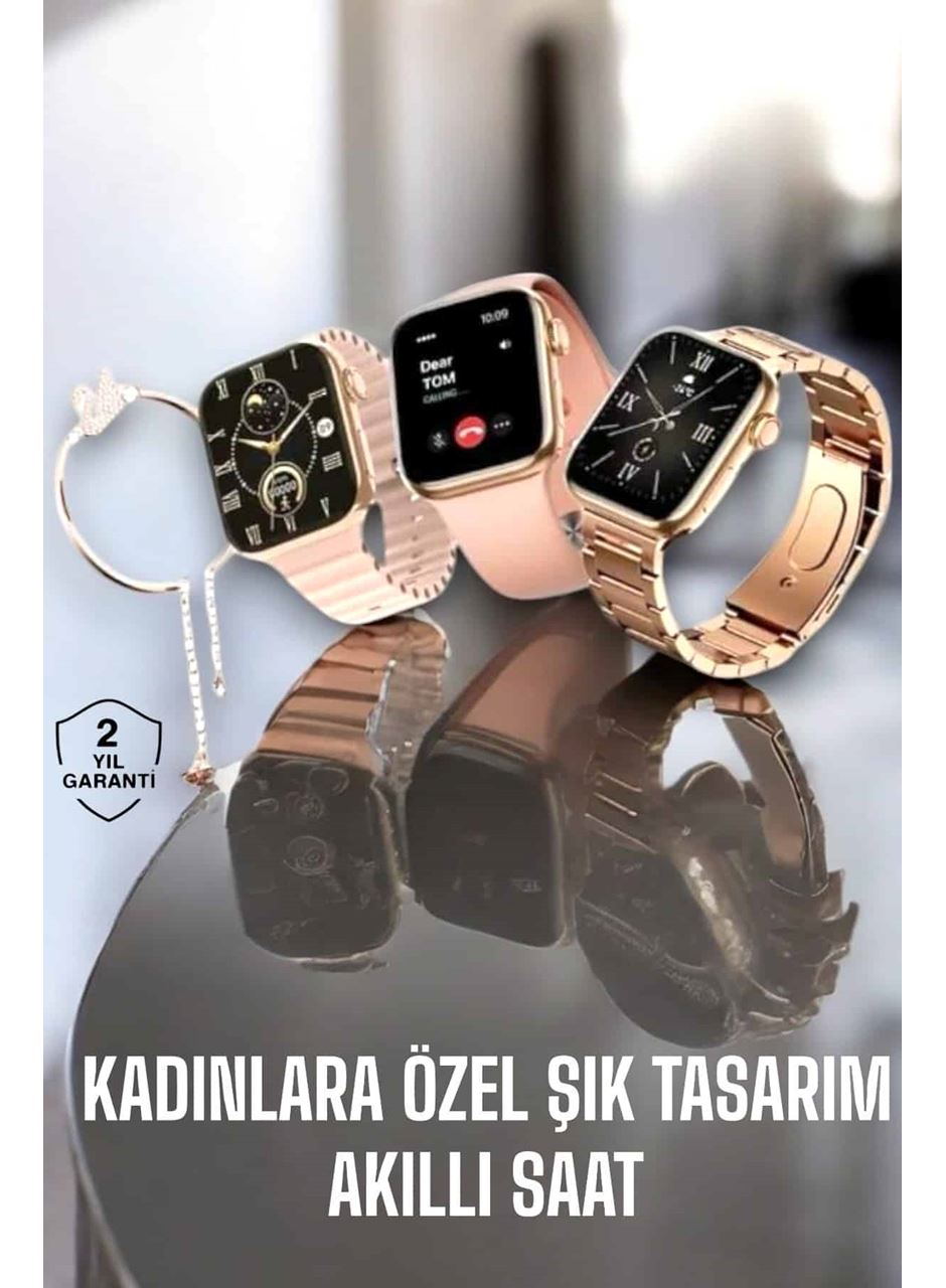 Akıllı Saat Kadınlara Uyku Ve Sağlık Takibi Yapabilen Bileklik Hediyeli
