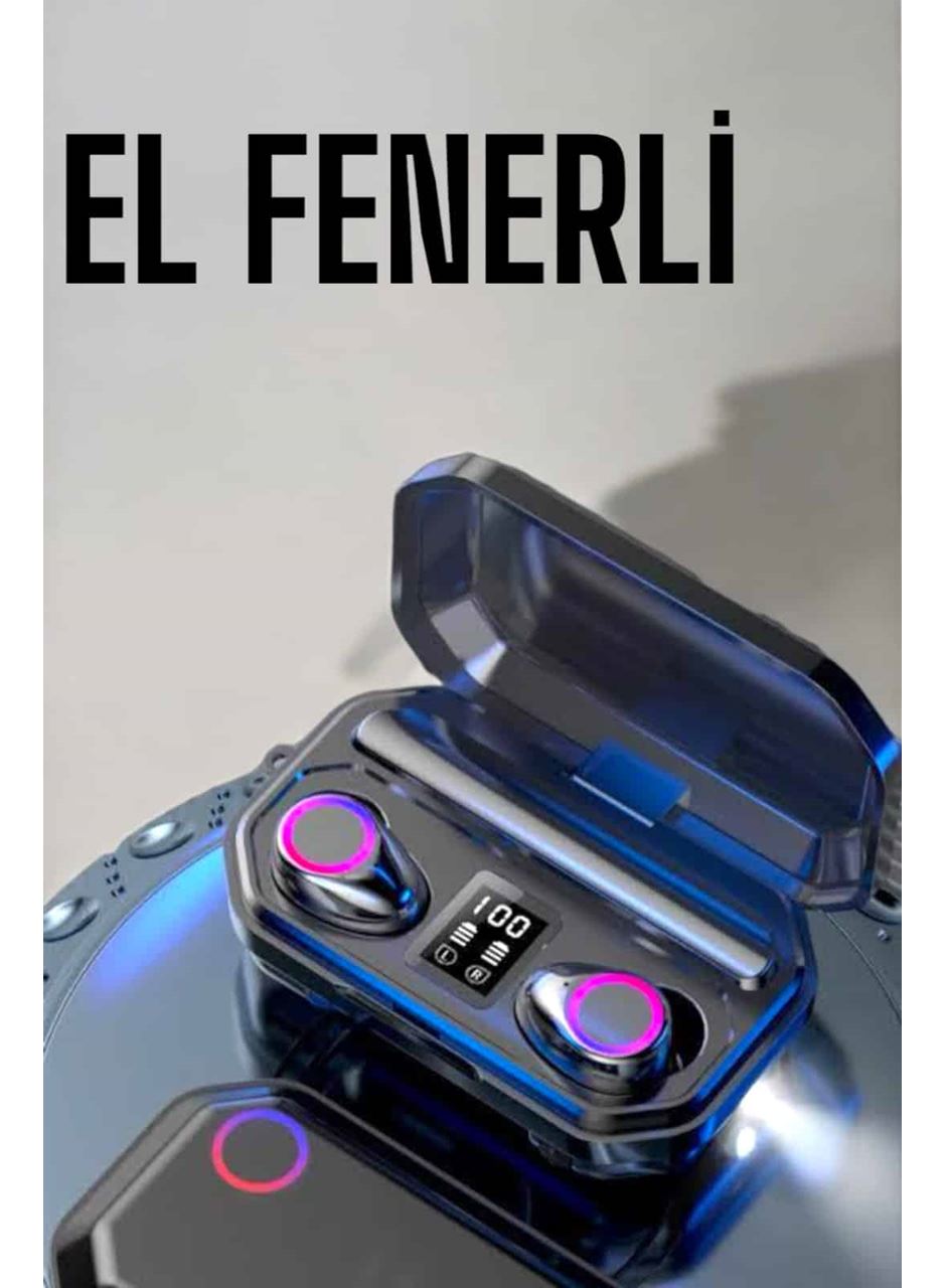 Kablosuz Bluetooth Kulaklık Dijital Göstergeli Uzun Pil Ömrü