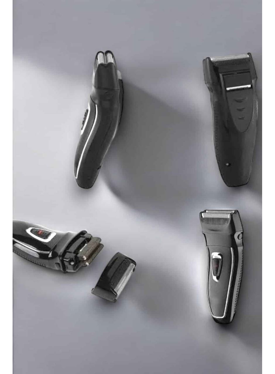 Şarjlı Paslanmaz Çelik Bıçaklı ve Kablosuz Saç Sakal Tıraş Makinesi