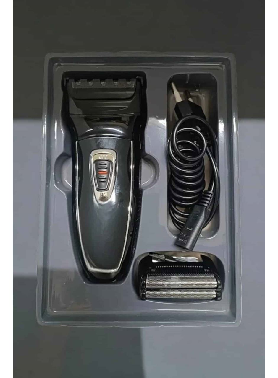 Şarjlı Paslanmaz Çelik Bıçaklı ve Kablosuz Saç Sakal Tıraş Makinesi