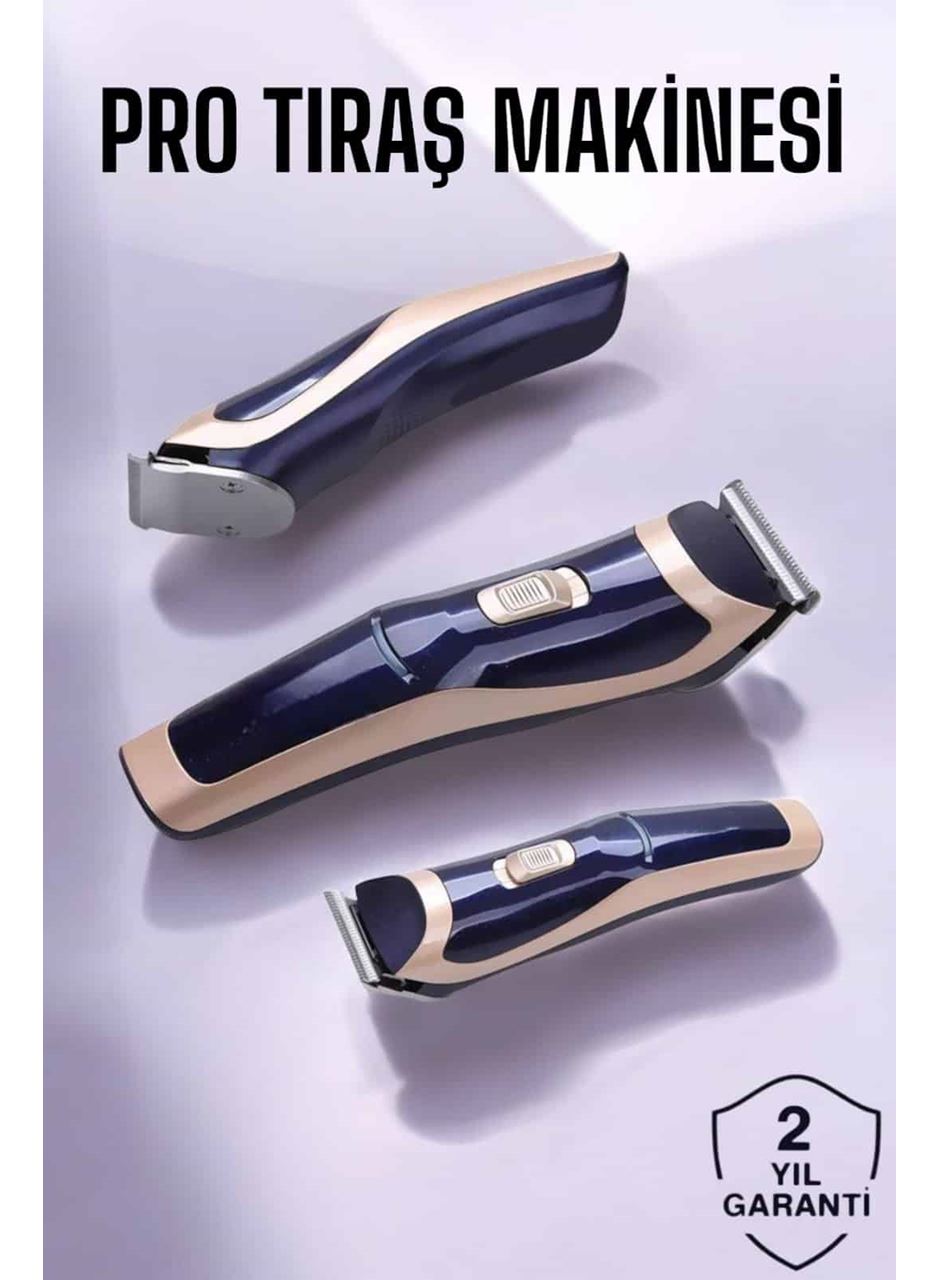 Profesyonel Şarjlı Saç ve Sakal Traş Makinesi Kolay Kullanım