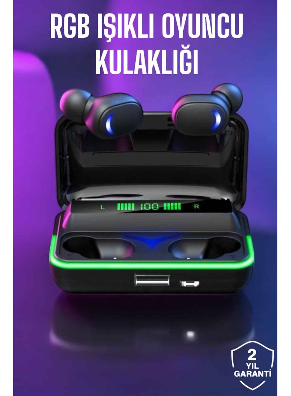 Bluetooth Kulaklık Powerbankli Yüksek Ses Kaliteli Şarj Göstergeli