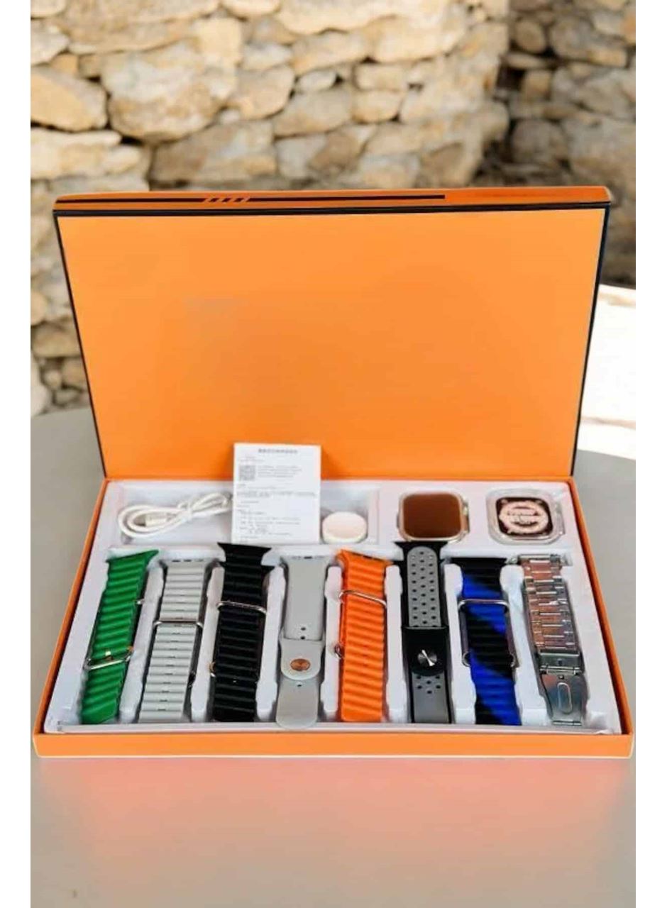 Akıllı Saat 7 Farklı Kordonlu Arama Cevaplayan Bildirim GPS Özelliği