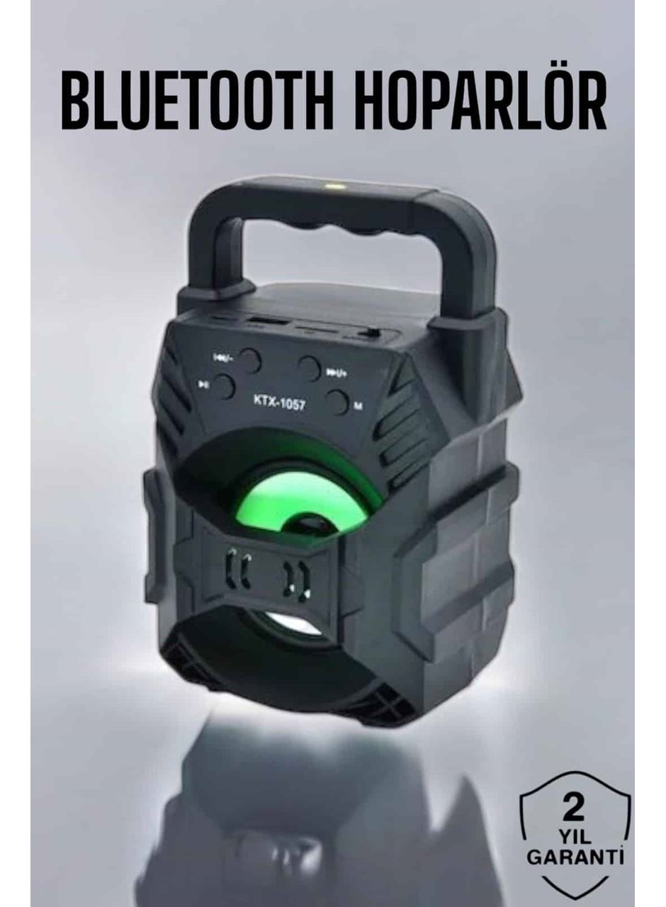 Işıklı Bluetooth Hoparlör Müzik ve Renkli Işık Taşınabiilir