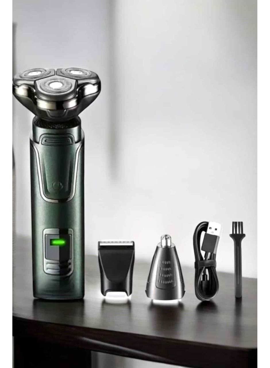 Yüksek Performanslı 3 Başlıklı Profesyonel Tıraş Makinesi