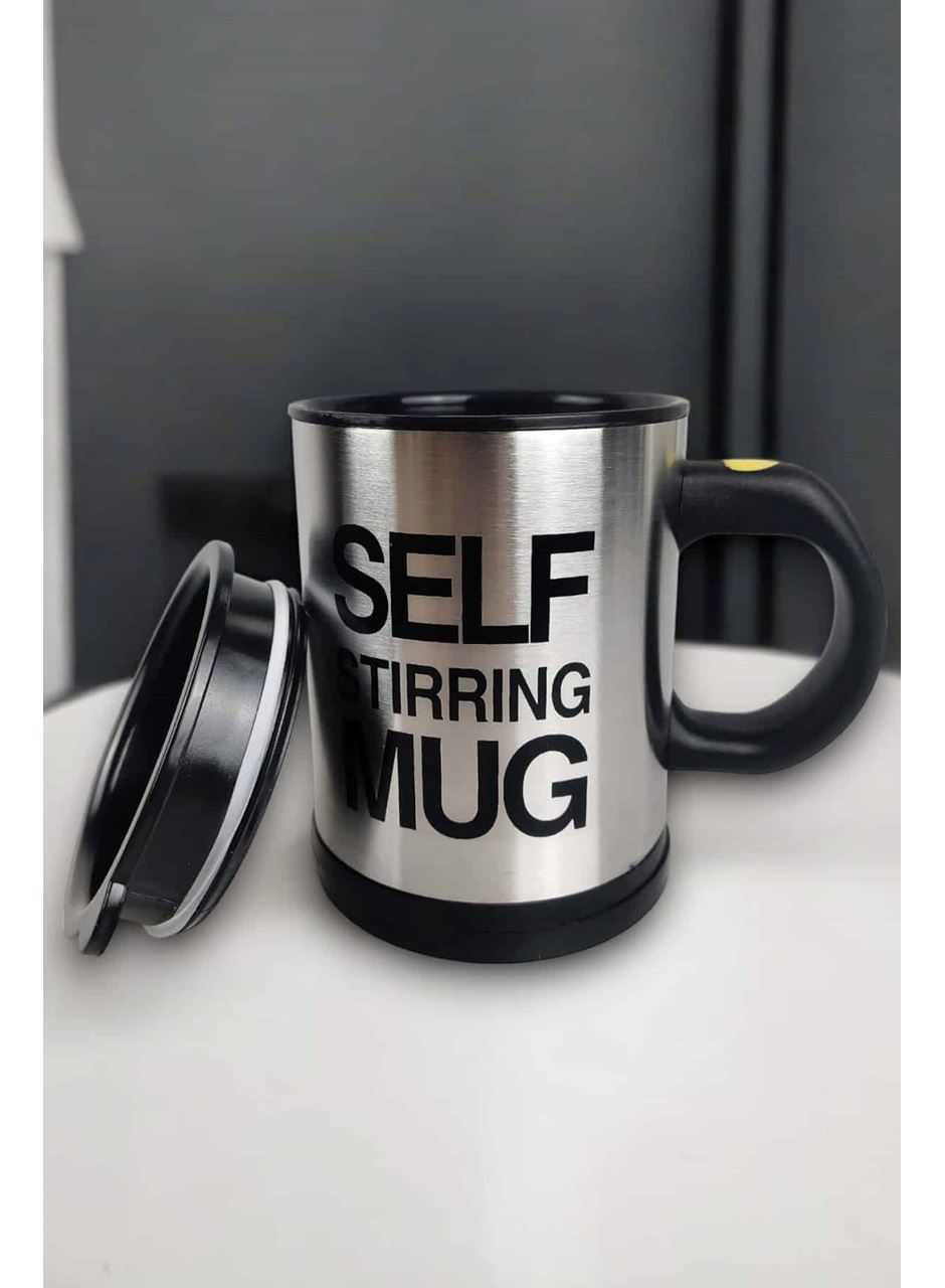 Yazılı Mug Kupa Karıştırıcı Özelliği Ve Paslanmaz Çelik