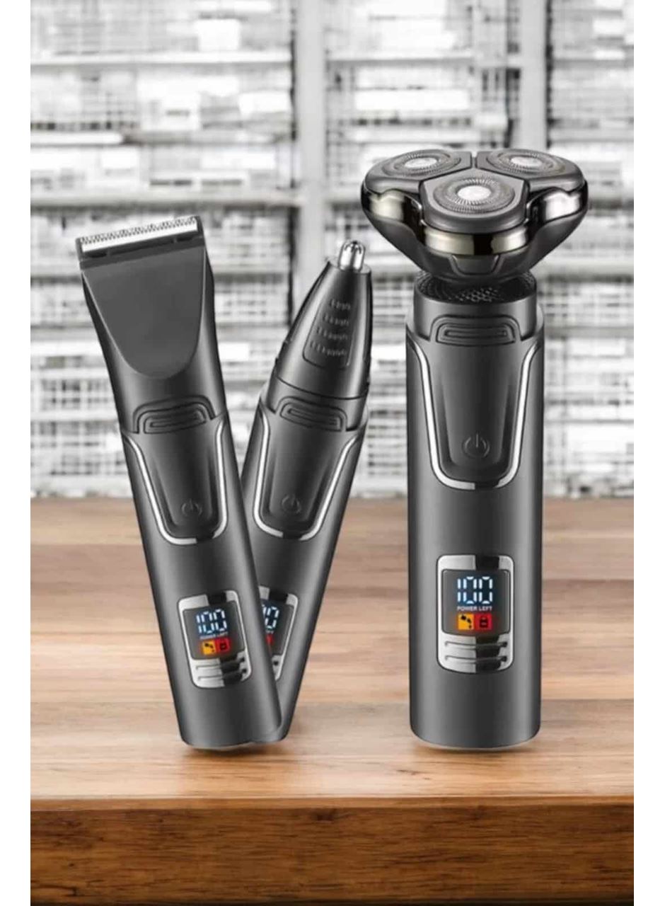 Yüksek Performanslı 3 Başlıklı Profesyonel Tıraş Makinesi