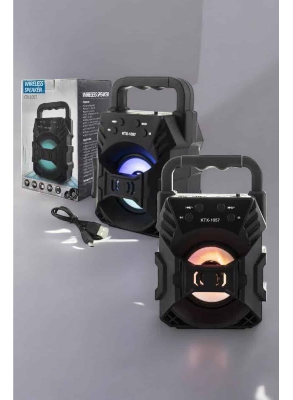 Işıklı Bluetooth Hoparlör Müzik ve Renkli Işık Taşınabiilir