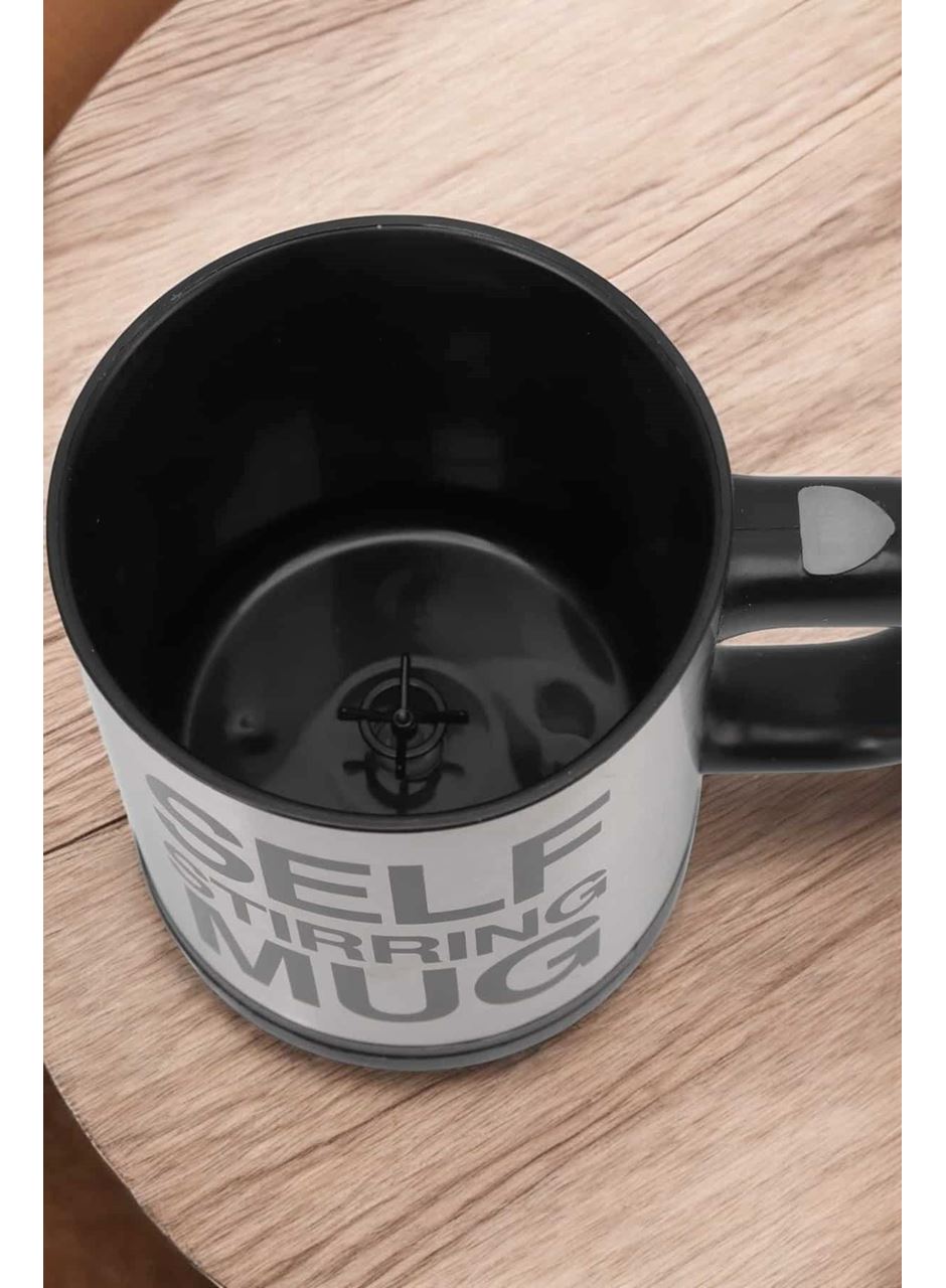 Yazılı Mug Kupa Karıştırıcı Özelliği Ve Paslanmaz Çelik