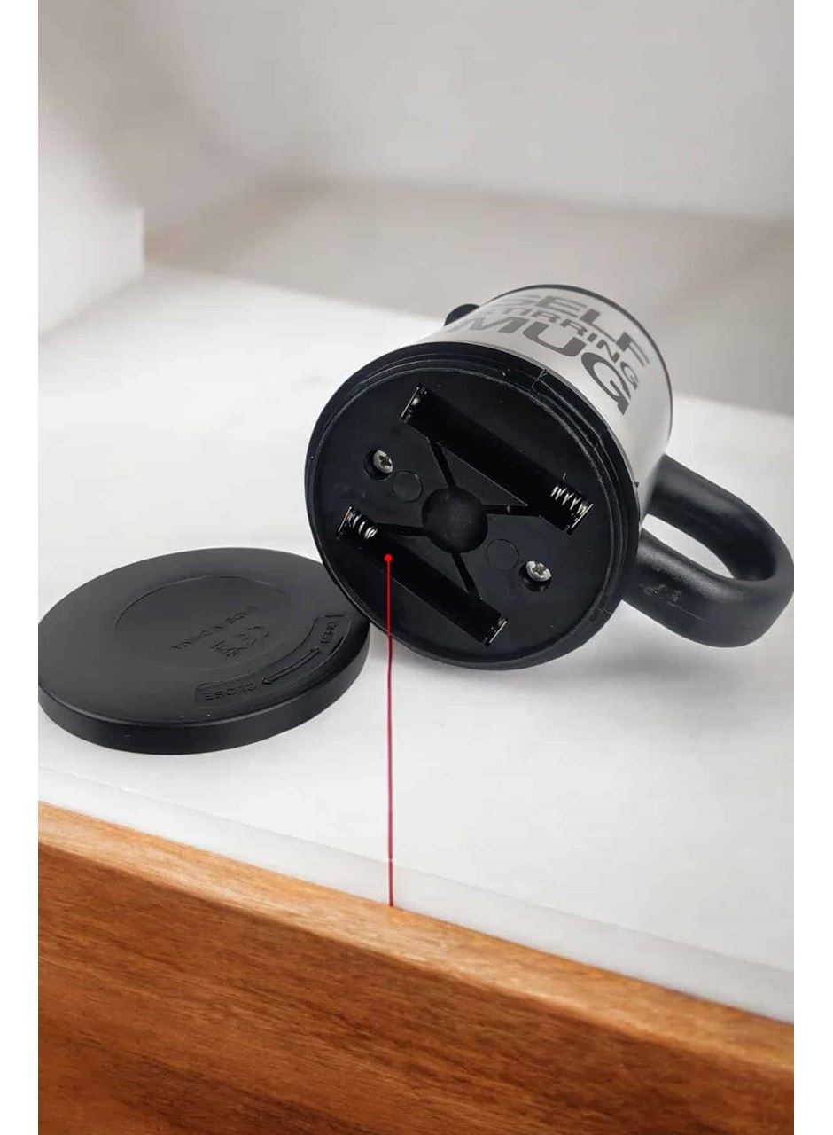 Yazılı Mug Kupa Karıştırıcı Özelliği Ve Paslanmaz Çelik