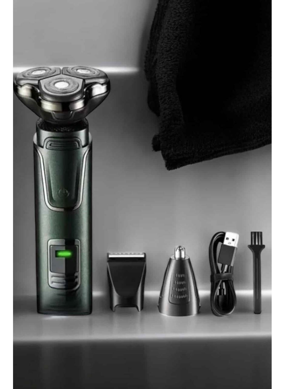 3 Başlıklı Profesyonel Saç ve Sakal Bakım Seti Vücut, Burun ve Kulak Tüy Alma