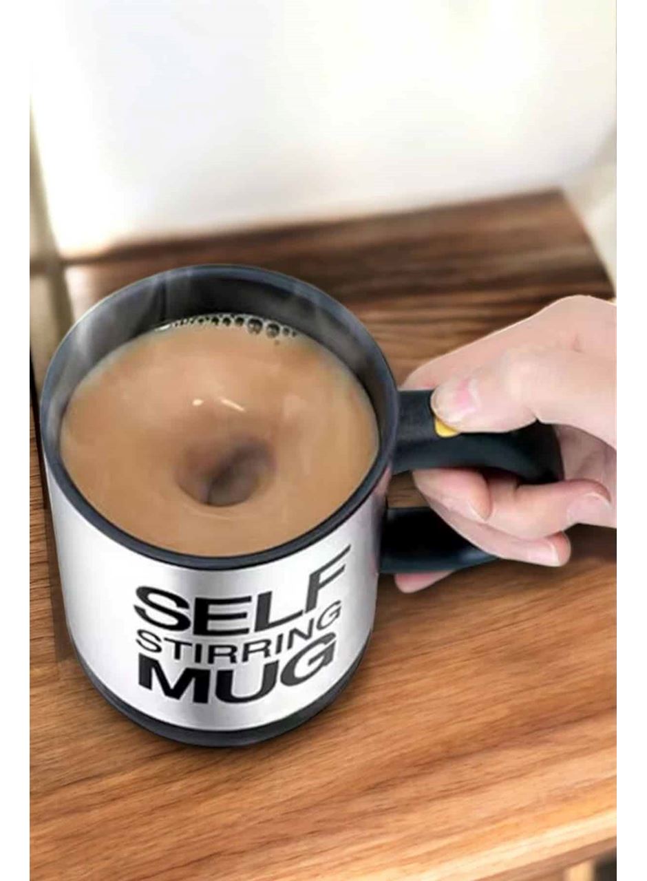 Mikser Kupa Yazılı Mug Bardak Karıştırma Özelliği