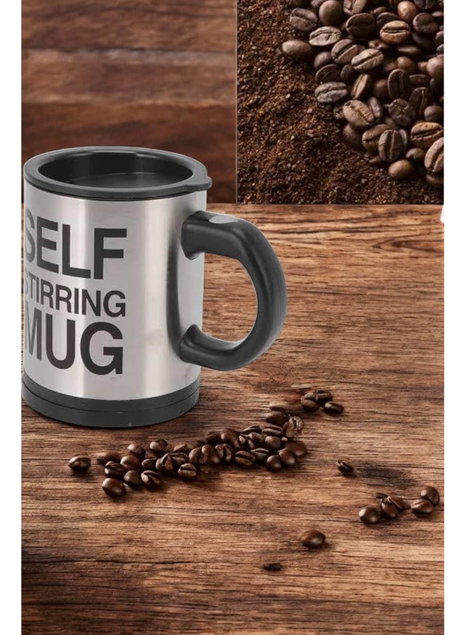 Mikser Kupa Yazılı Mug Bardak Karıştırma Özelliği