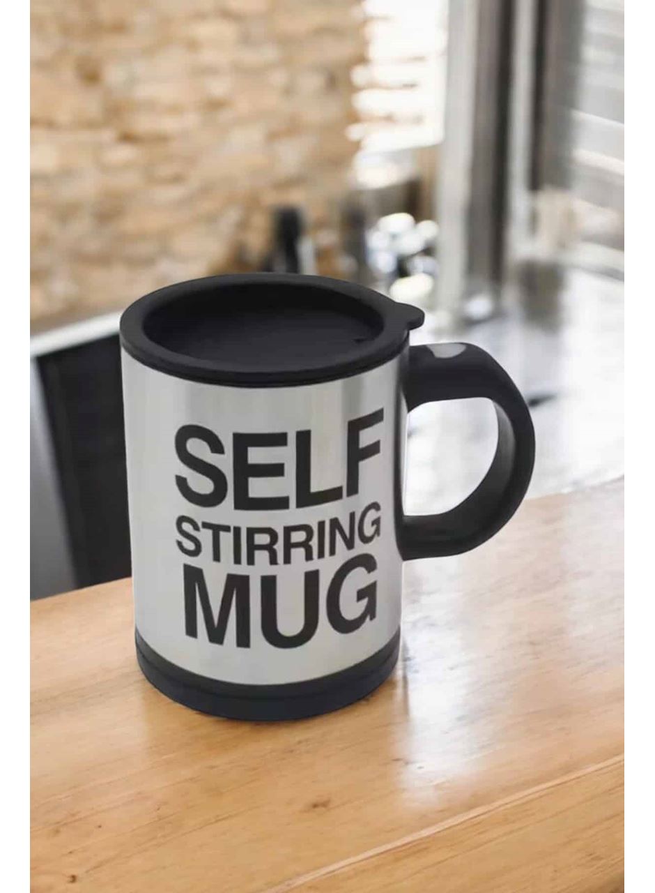 Yazılı Kupa Kendi Kendini Karıştıran Mikser Kupa Termos Bardak