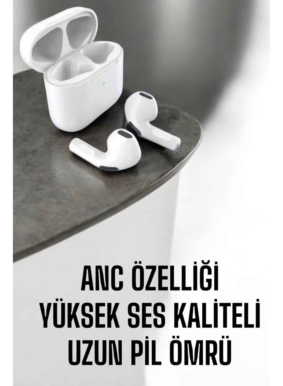 Yeni Nesil Pro Bluetooth Kulaklık Uzun Pil Ömrü Beyaz