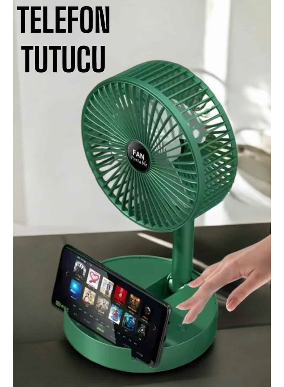 Soğutucu Vantilatör Telefon Standlı Mini Fan