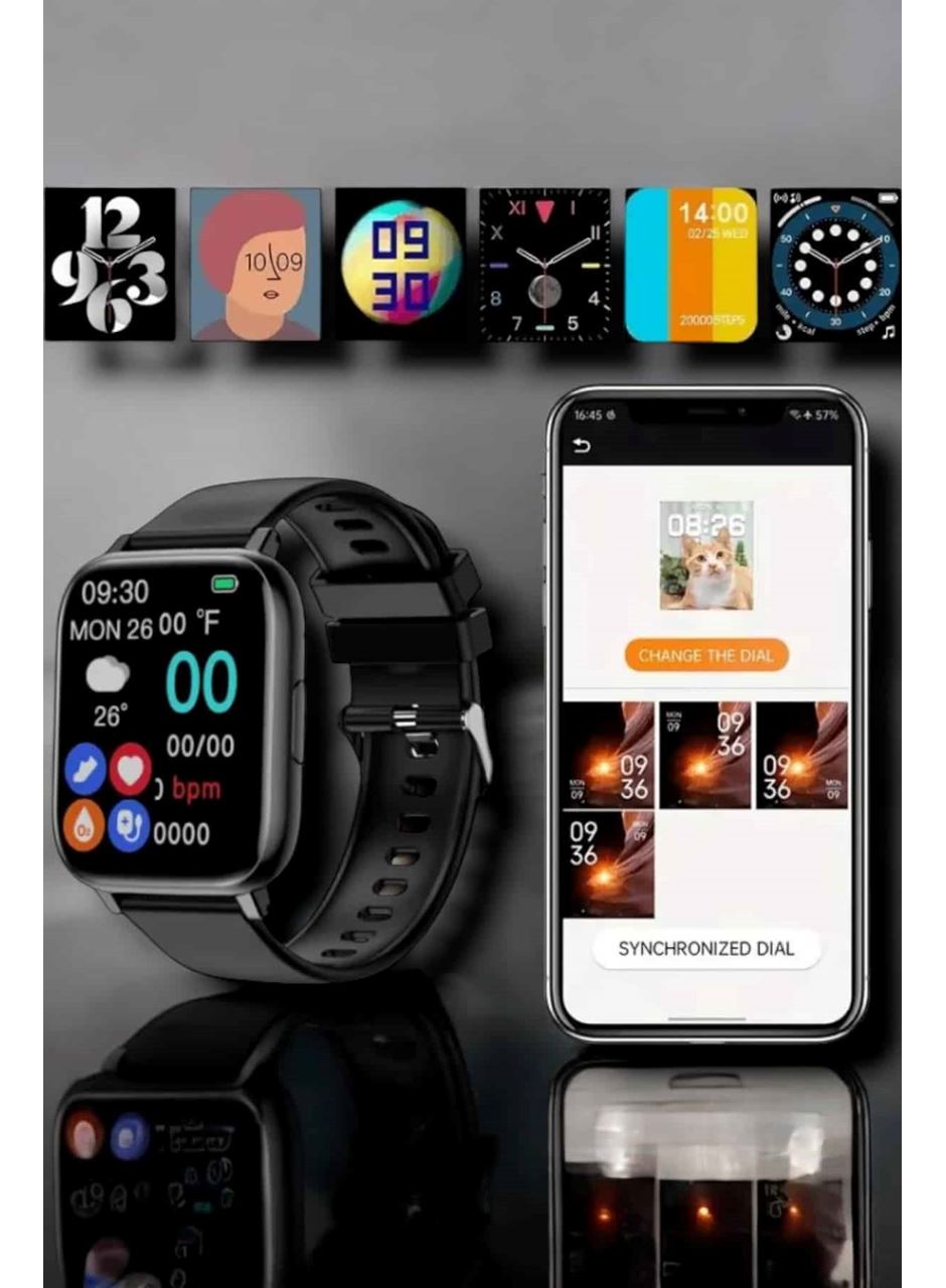 Suya Dayanıklı Bluetooth Akıllı Saat GPS, Adımsayar, Nabız & Sağlık Takibi