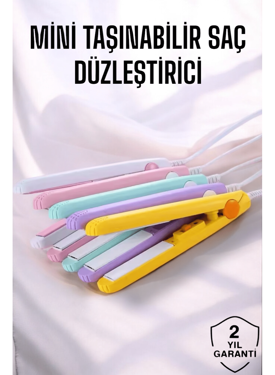 180°C Isı ve Uzun Süre Kalıcı Düzlük Sağlayan Mini Saç Düzleştirici