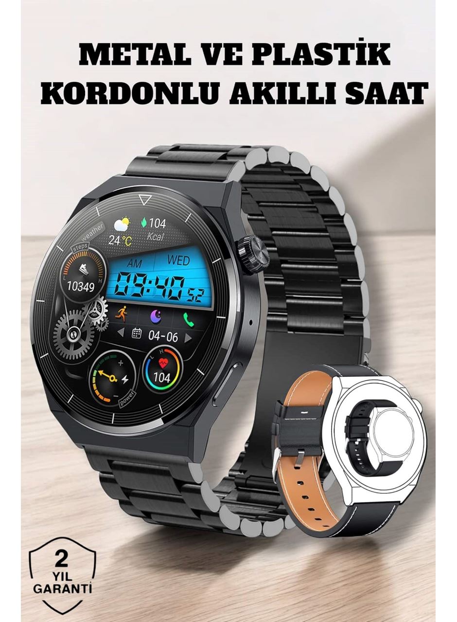 Akıllı Saat Sağlık ve Fitness Takibi Bluetooth Bağlantılı Dokunmatik Ekran