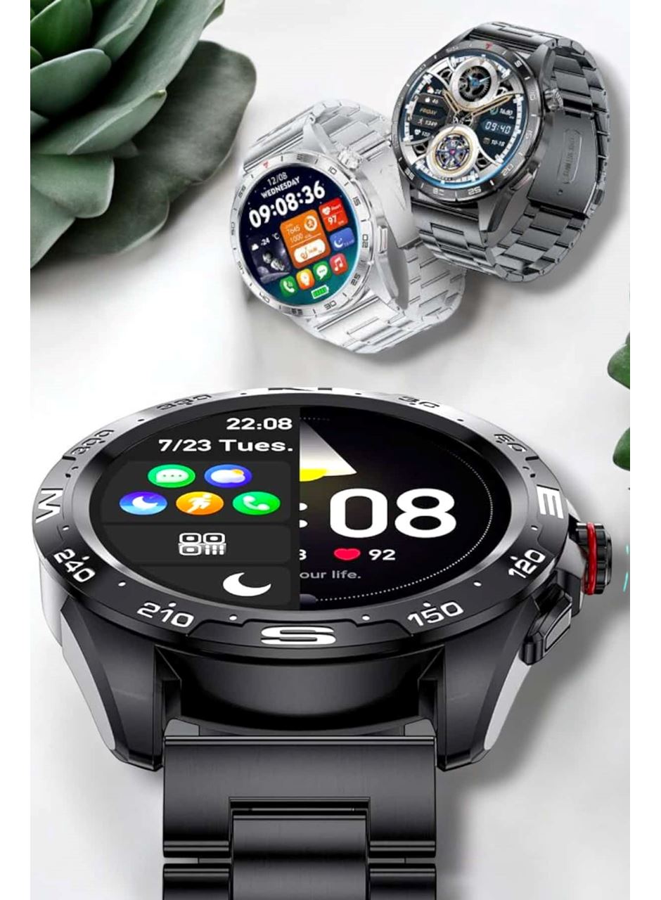 Akıllı Saat Sağlık ve Fitness Takibi Bluetooth Bağlantılı Dokunmatik Ekran