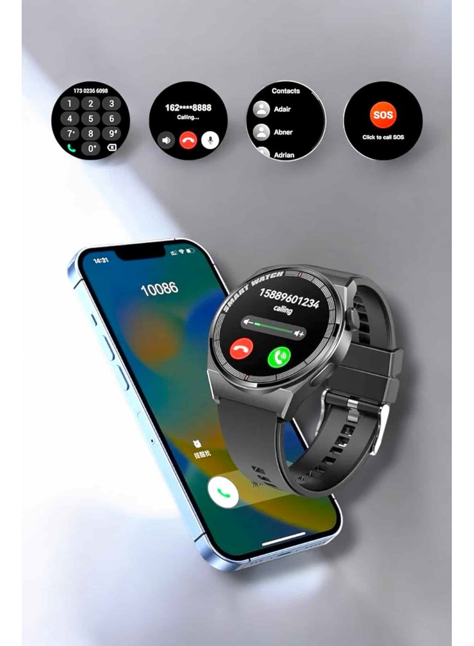 Akıllı Saat Sağlık ve Fitness Takibi Bluetooth Bağlantılı Dokunmatik Ekran
