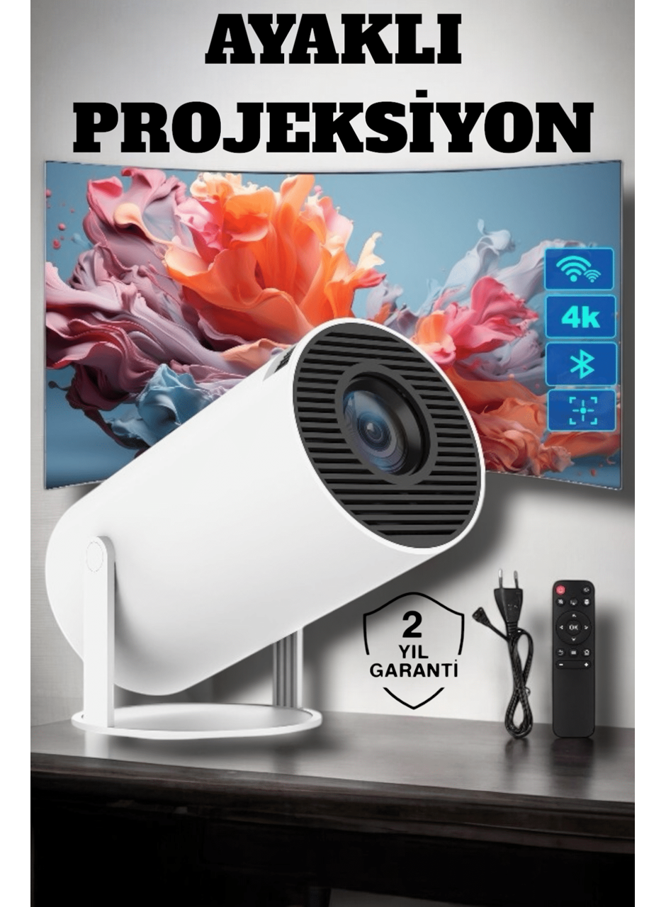 USB ve Kablosuz Bağlantı Özellikli 5000 Saat Ampul Ömürlü Projeksiyon