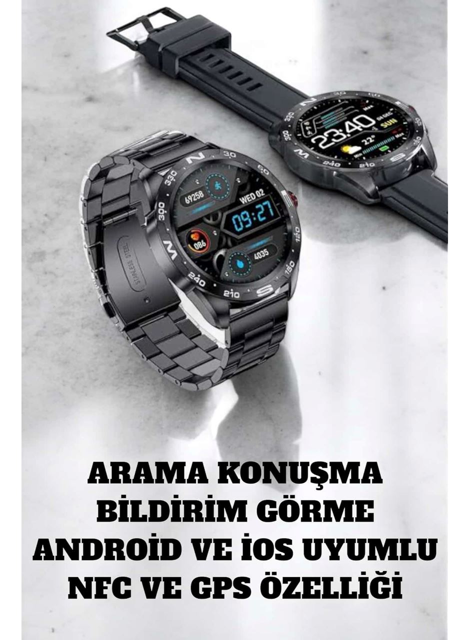 Akıllı Saat Arama Cevaplayan Titreşim Özelliğiyle Bildirim Görebilen