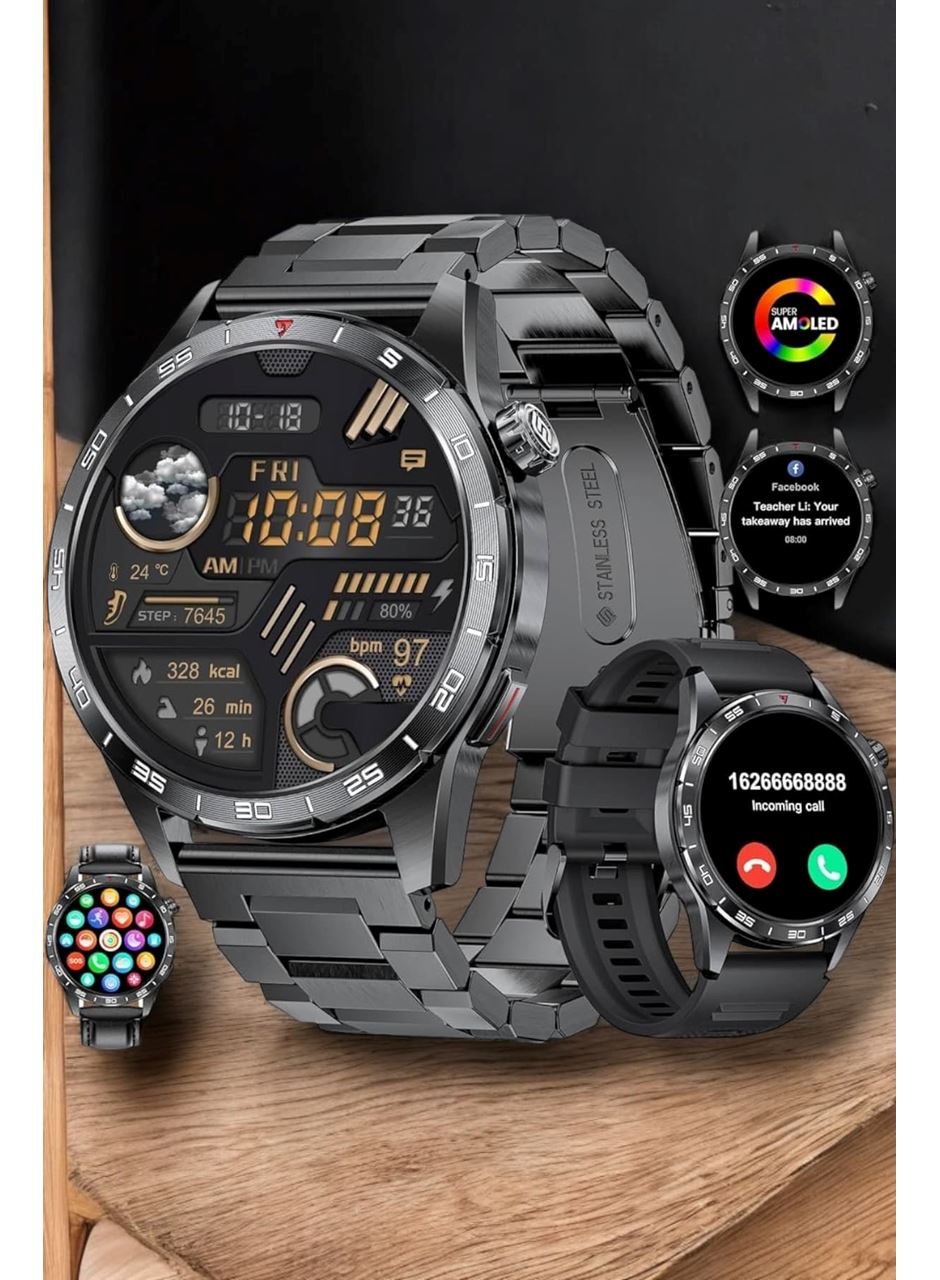 Akıllı Saat Arama Cevaplayan Titreşim Özelliğiyle Bildirim Görebilen