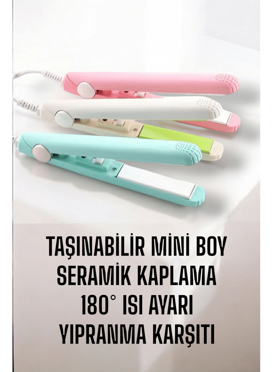 Seramik Kaplama Taşınabilir Mini Saç Düzleştirici Seyahat Dostu Tasarım