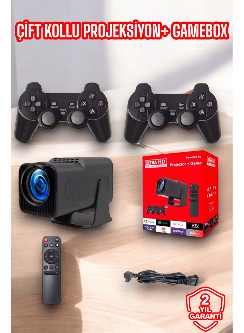 2000+ Oyun ve Popüler Uygulama Destekli Çok Fonksiyonlu Projeksiyon