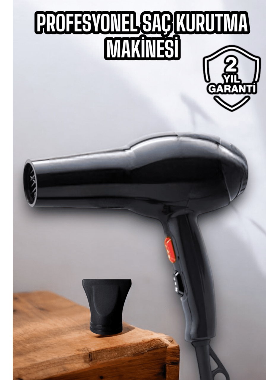 Tüm Saç Tiplerine Uygun, İki Kademeli Hız Ayarlı Fön Makinesi