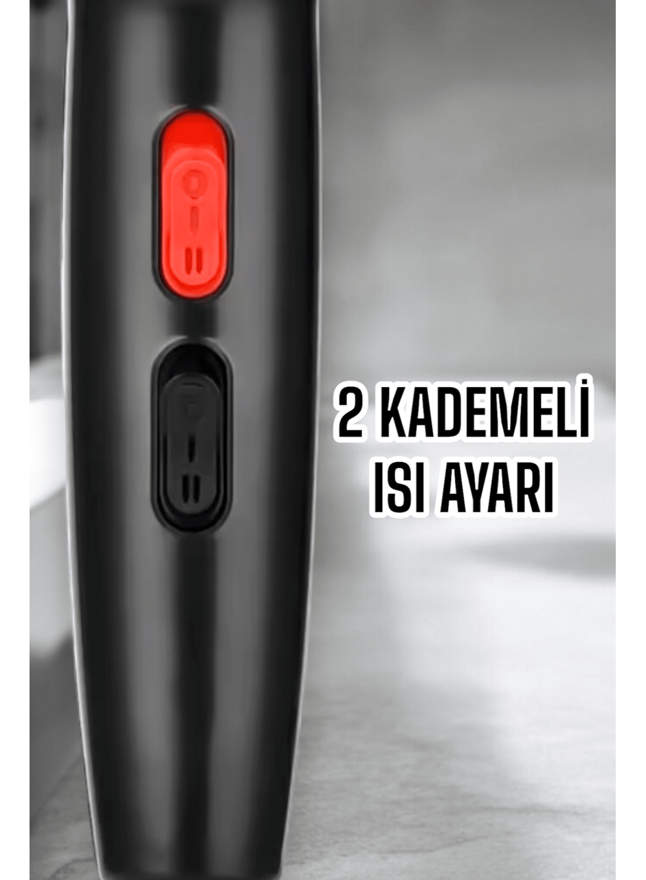Tüm Saç Tiplerine Uygun, İki Kademeli Hız Ayarlı Fön Makinesi