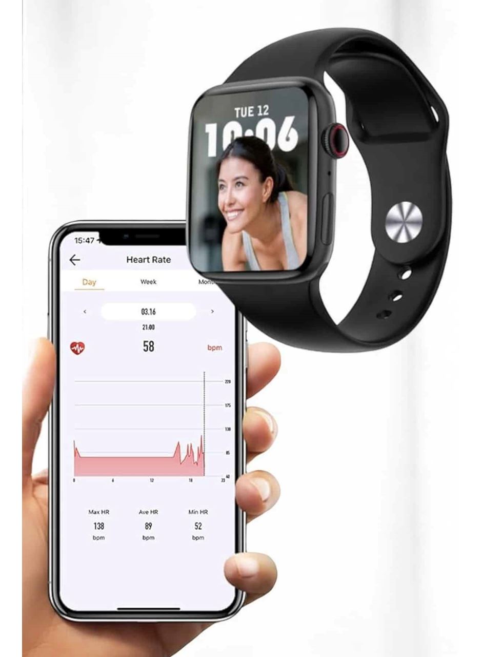 Akıllı Saat Bluetooth Bağlantı ve 24 Saat Sağlık İzleme GPS Arama Cevaplama