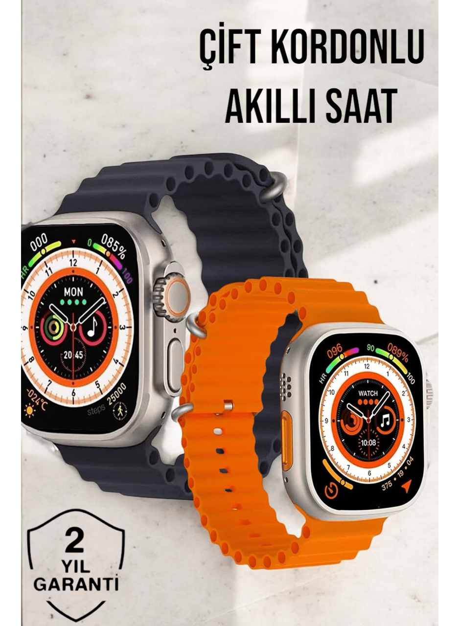 Bluetooth Bağlantılı Nabız, Kan Basıncı, Oksijen Ölçer Akıllı Saat