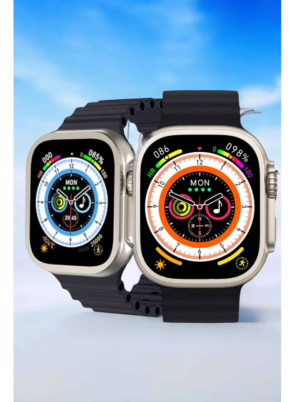 Bluetooth Bağlantılı Nabız, Kan Basıncı, Oksijen Ölçer Akıllı Saat